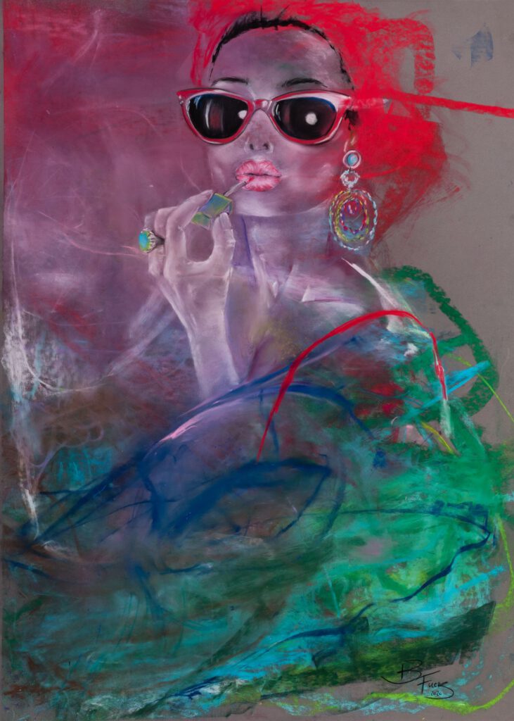 audrey-hepburn-kahlo-kunst-kreide-barbara-fuchs-art-farbe-malerei-handwerk-bad-reichenhall