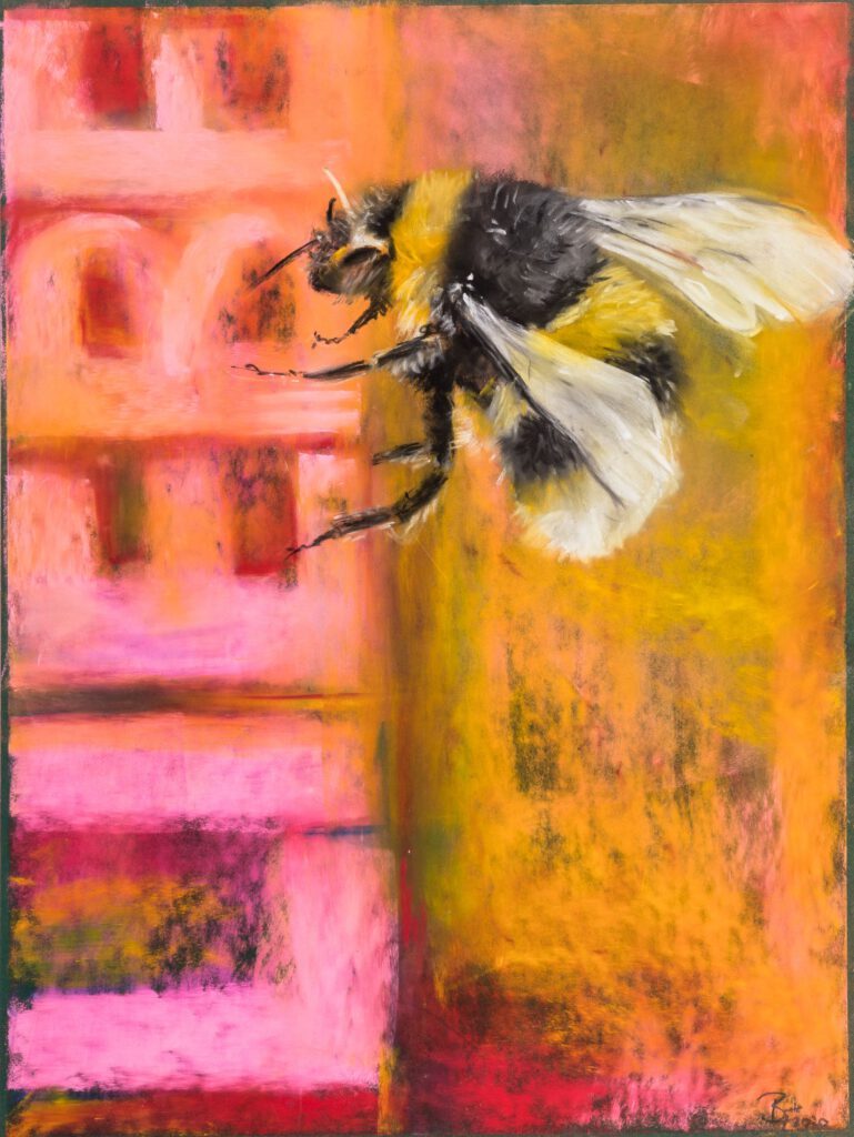 hummel-liebe-kunst-kreide-barbara-fuchs-art-farbe-malerei-handwerk-bad-reichenhall