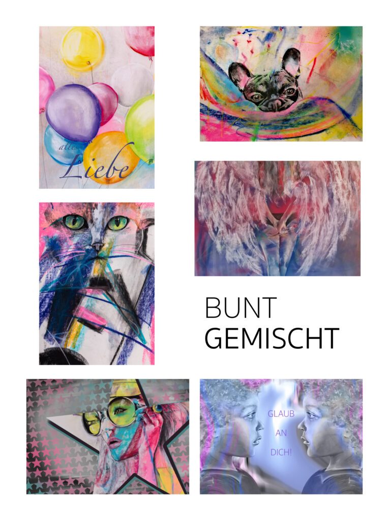 bunt gemischt